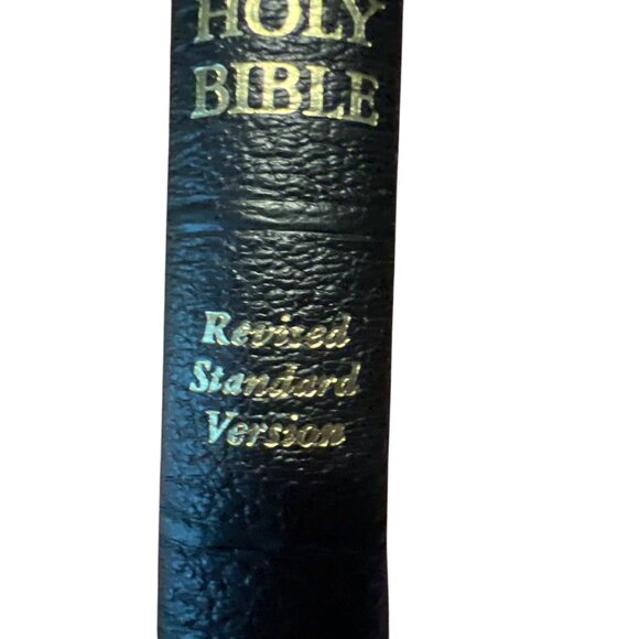 Holy Bible Revised Standard Version Leather Comfort Edition USA 1952 Edition - Picture 1 of 8